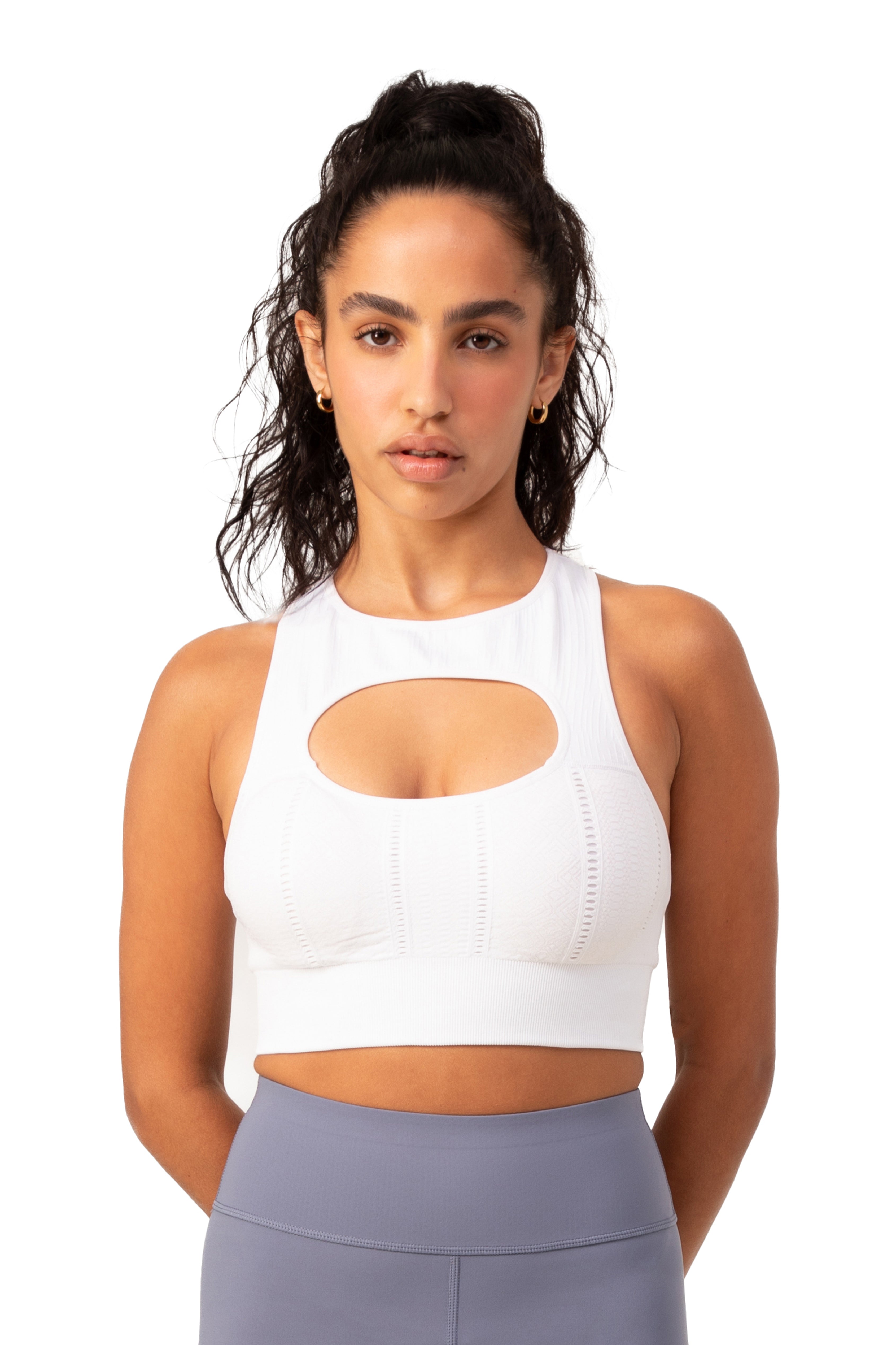 CASSIE FRONT CUT-OUT YOGA BRA – Climawear