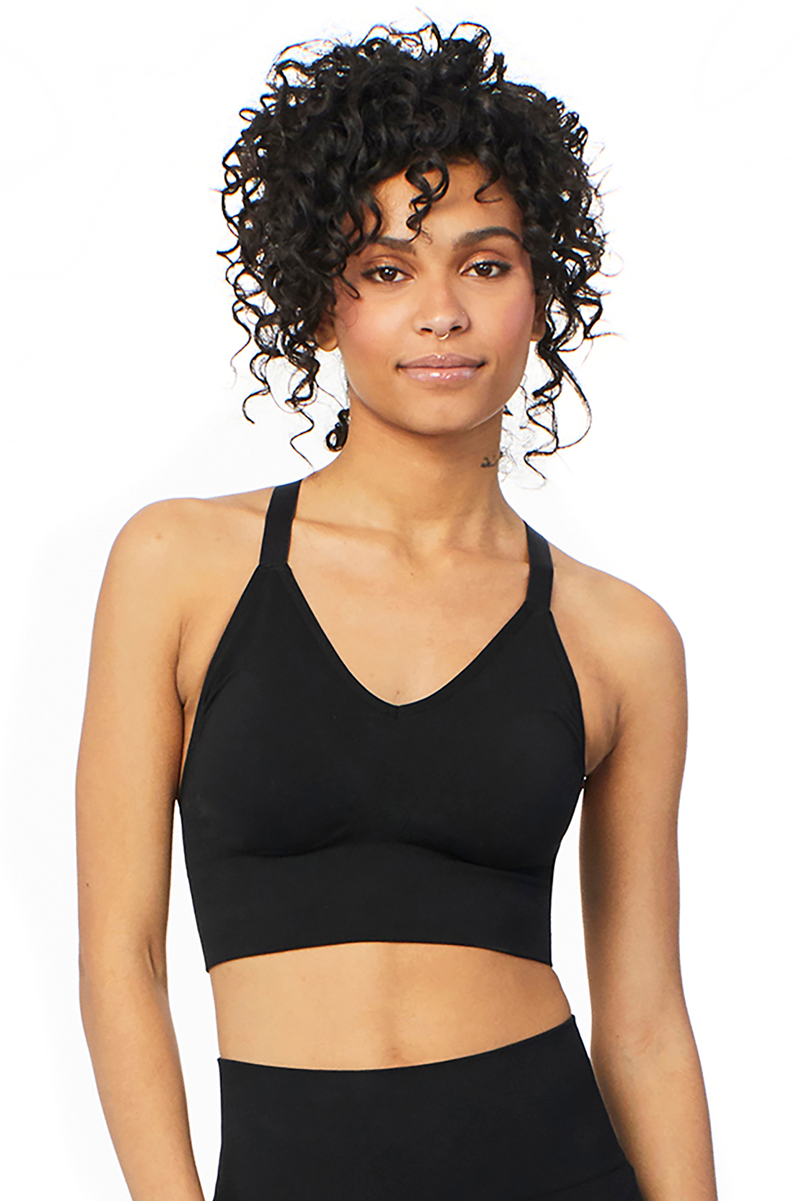 Buy Simply Be Black High Impact Zip Front Sports Bra from Next Luxembourg